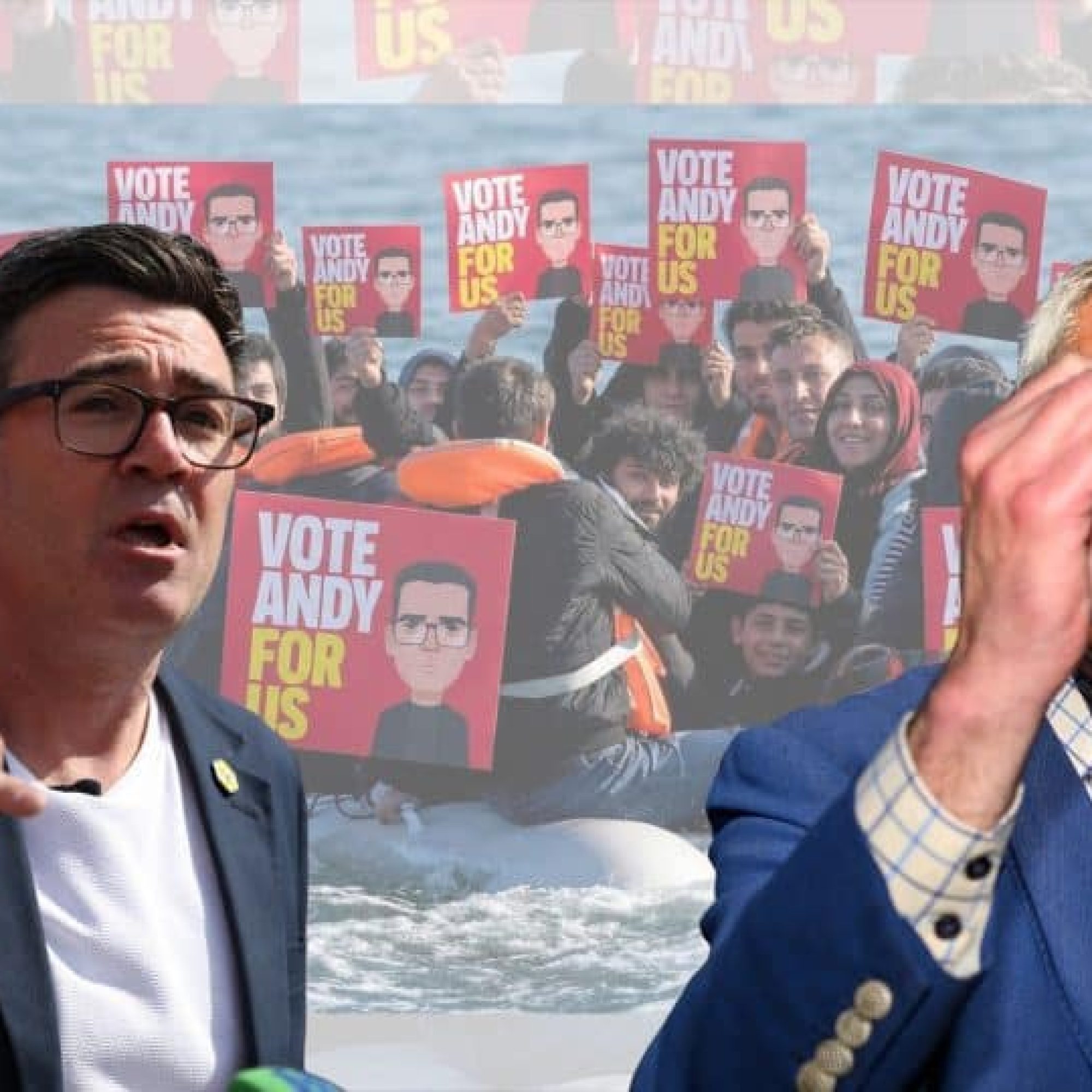 Burnham slams ‘desperate’ Farage over vile AI slop-post