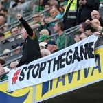 Read more about the article Ireland fans interrupt game in protest of upcoming Israel match