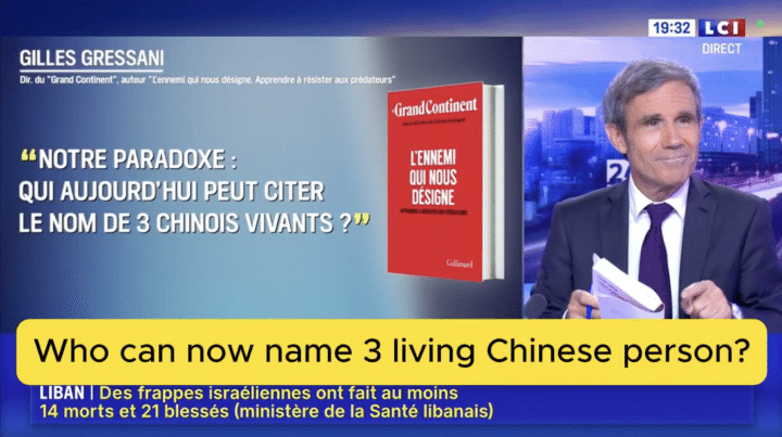 ‘Top’ French media pundits can’t name three living Chinese people