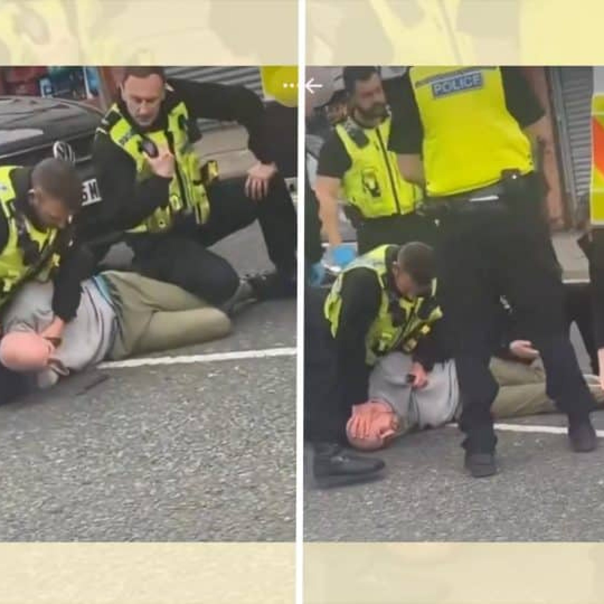 Far right now say police SHOULDN’T hit suspects in head