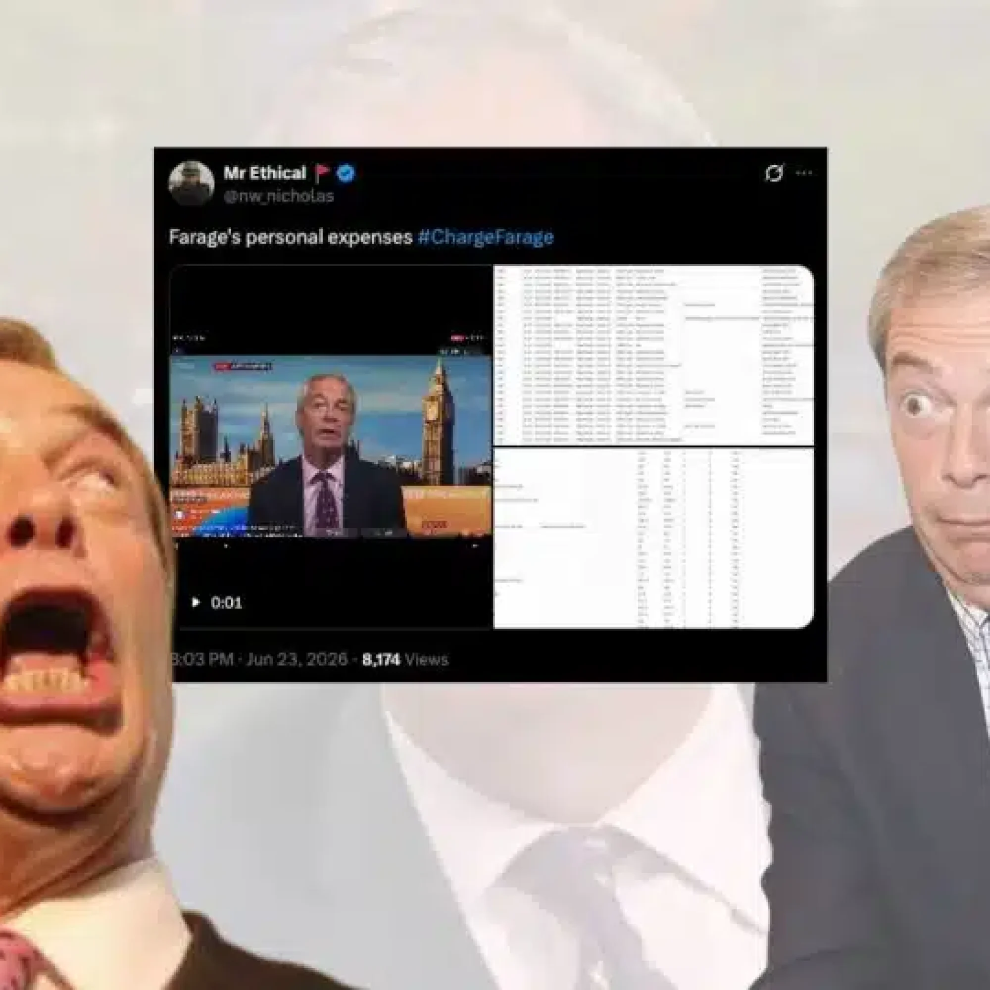Farage accused of deception over expenses claim