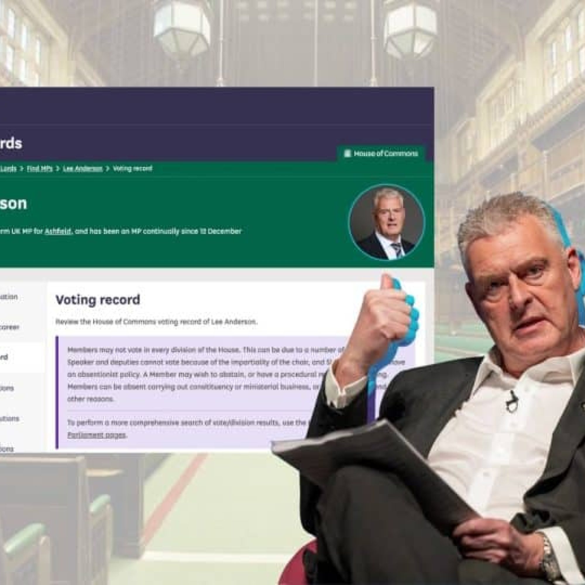 Reform has the gall to call out another party’s voting record