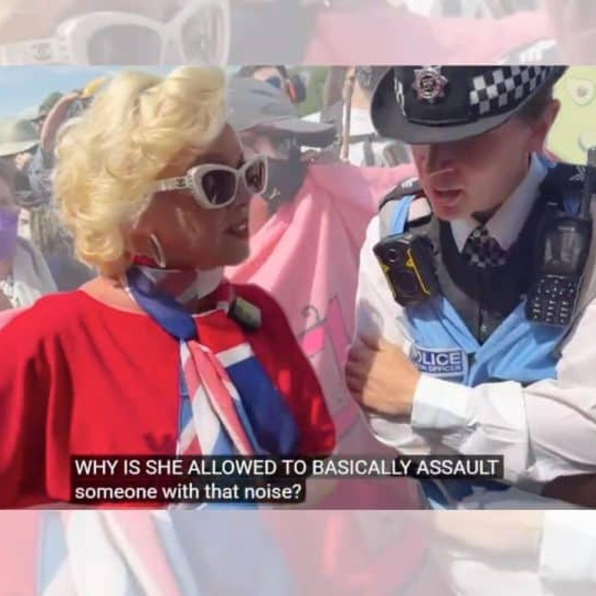 JK Rowling-linked far-right crybaby ‘assaulted with noise’
