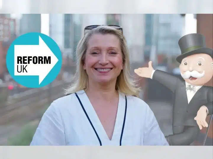 Reform’s Manchester mayor candidate is a landlord, because of course
