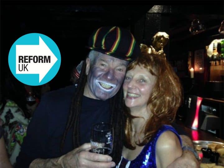 Reform councillor pictured in Blackface and Rasta hat