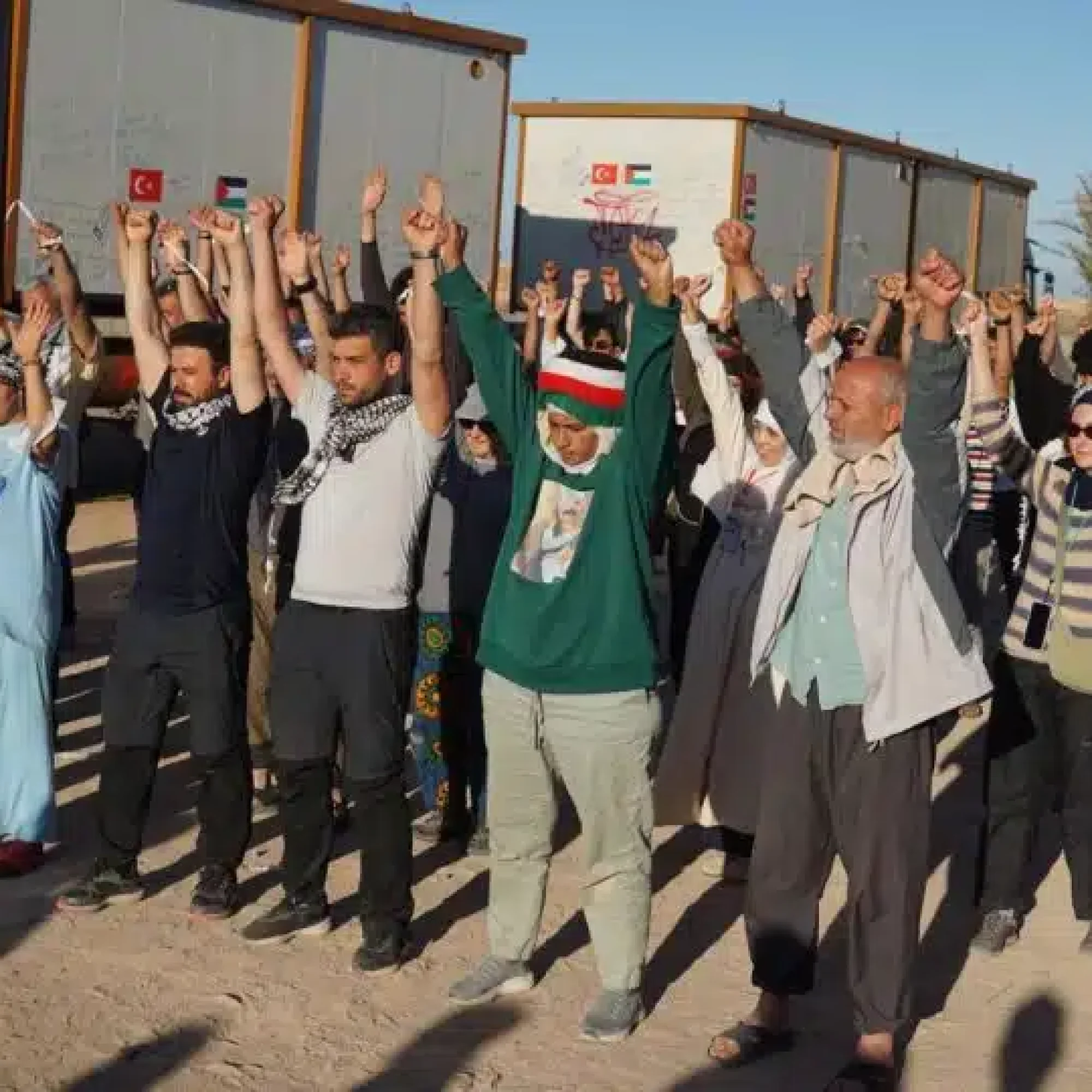 10 humanitarian Gaza volunteers abducted in Libya to be held another month