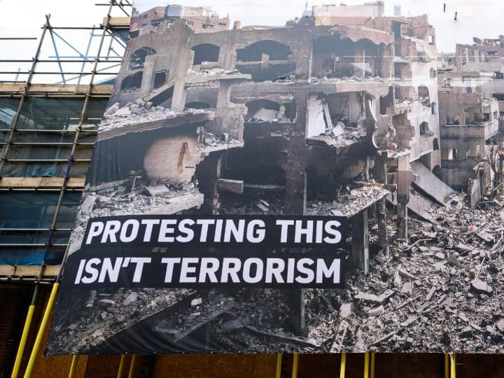 ‘Grotesque and dystopian’ sentencing of Palestine Action activists expected on 12 June