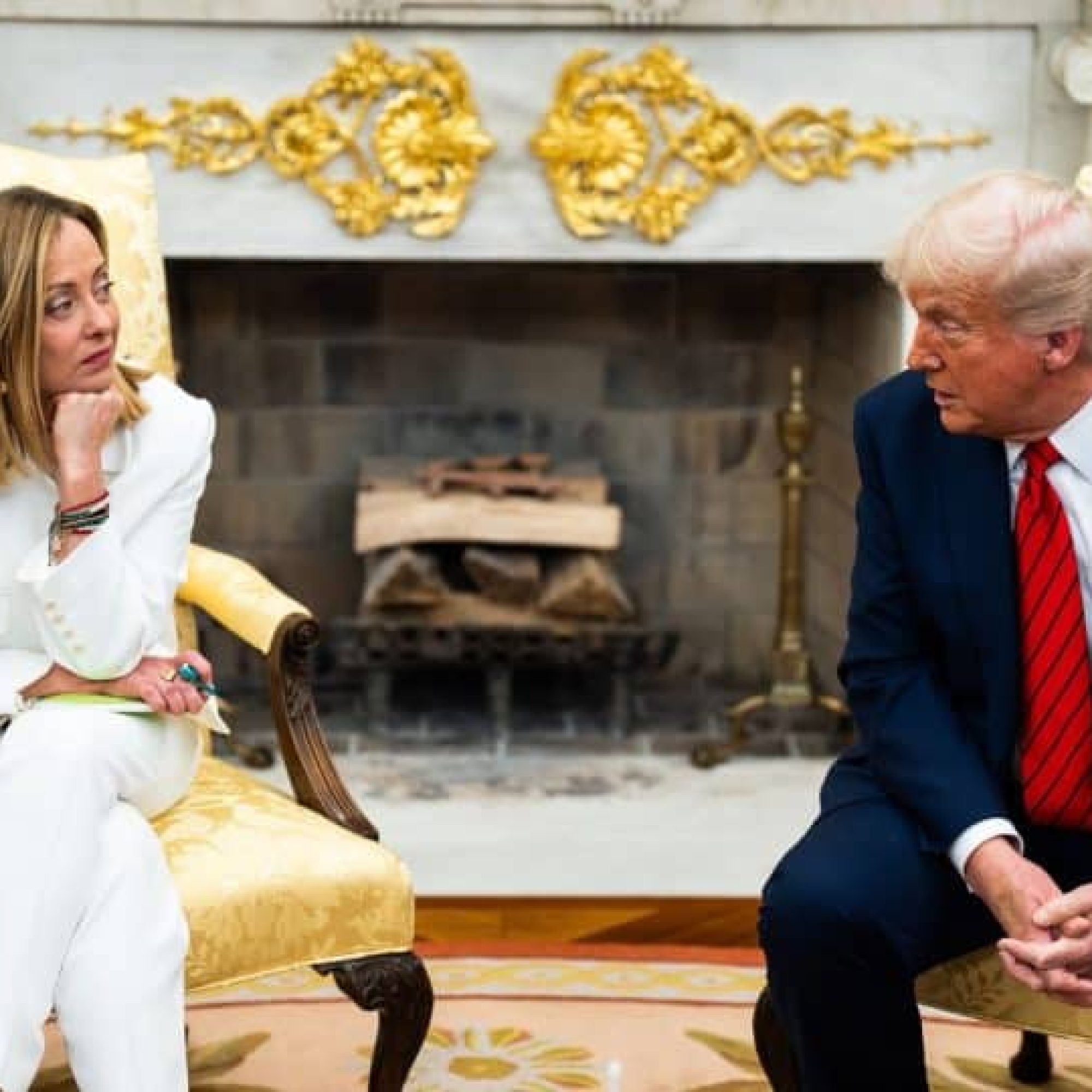 Meloni says Trump made up the claim that she begged him for a photo
