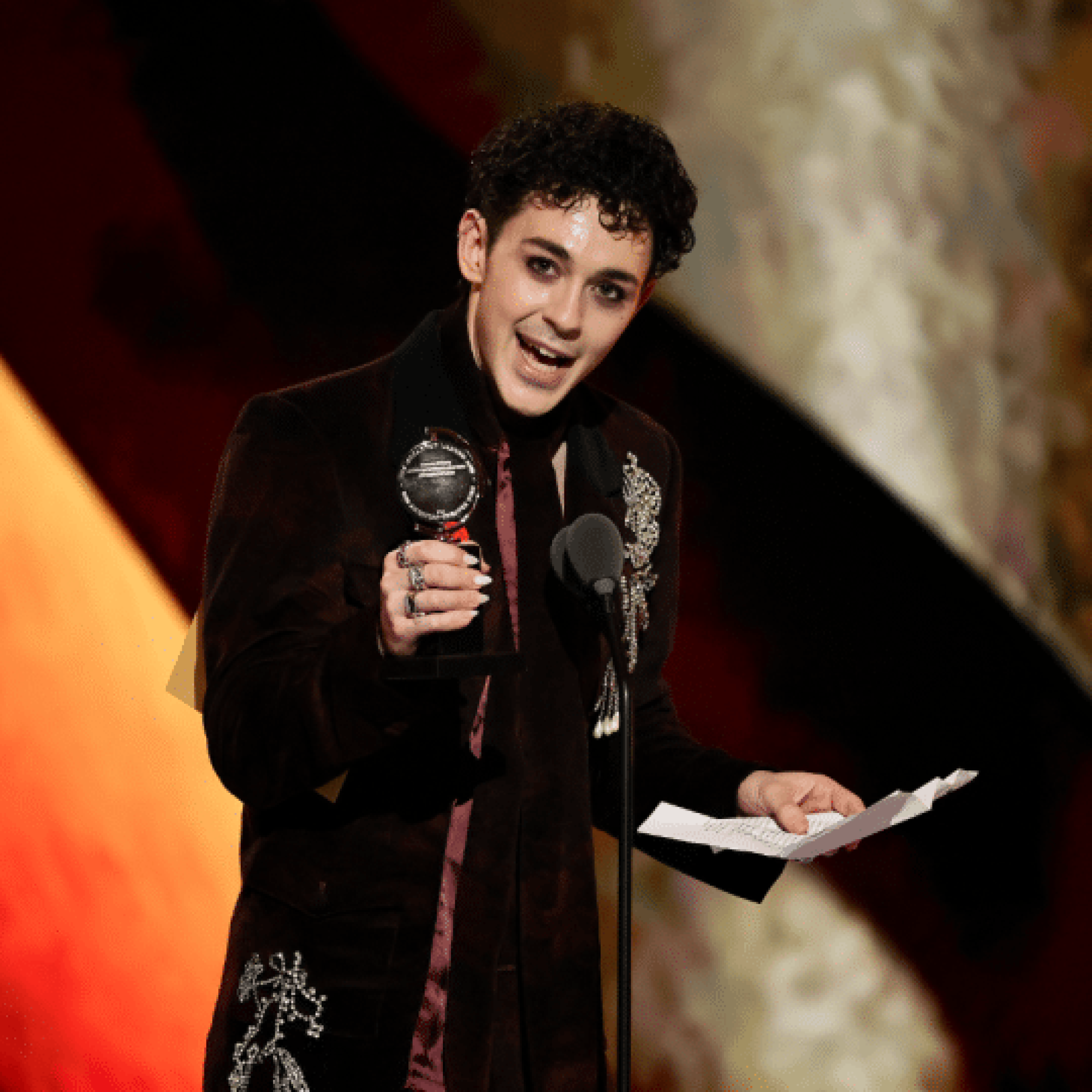 Tony award winner Bourzgui’s acceptance speech compares Zionists and billionaires to vampires