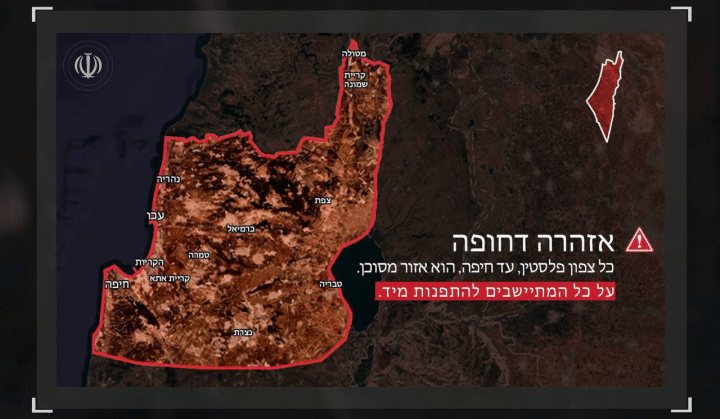 Iran orders occupiers to flee northern Palestine if Israel bombs Beirut