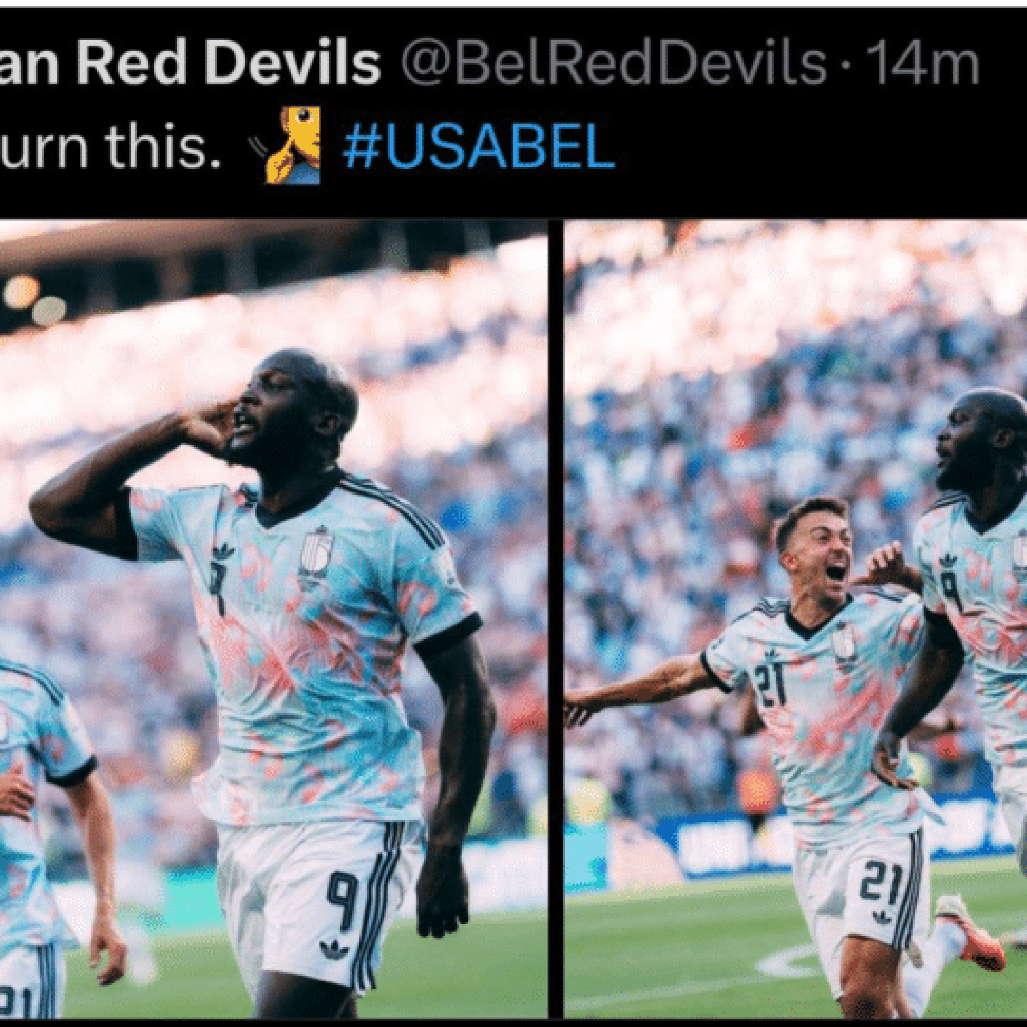 “Overturn this” — Belgian football team mocks Trump and US