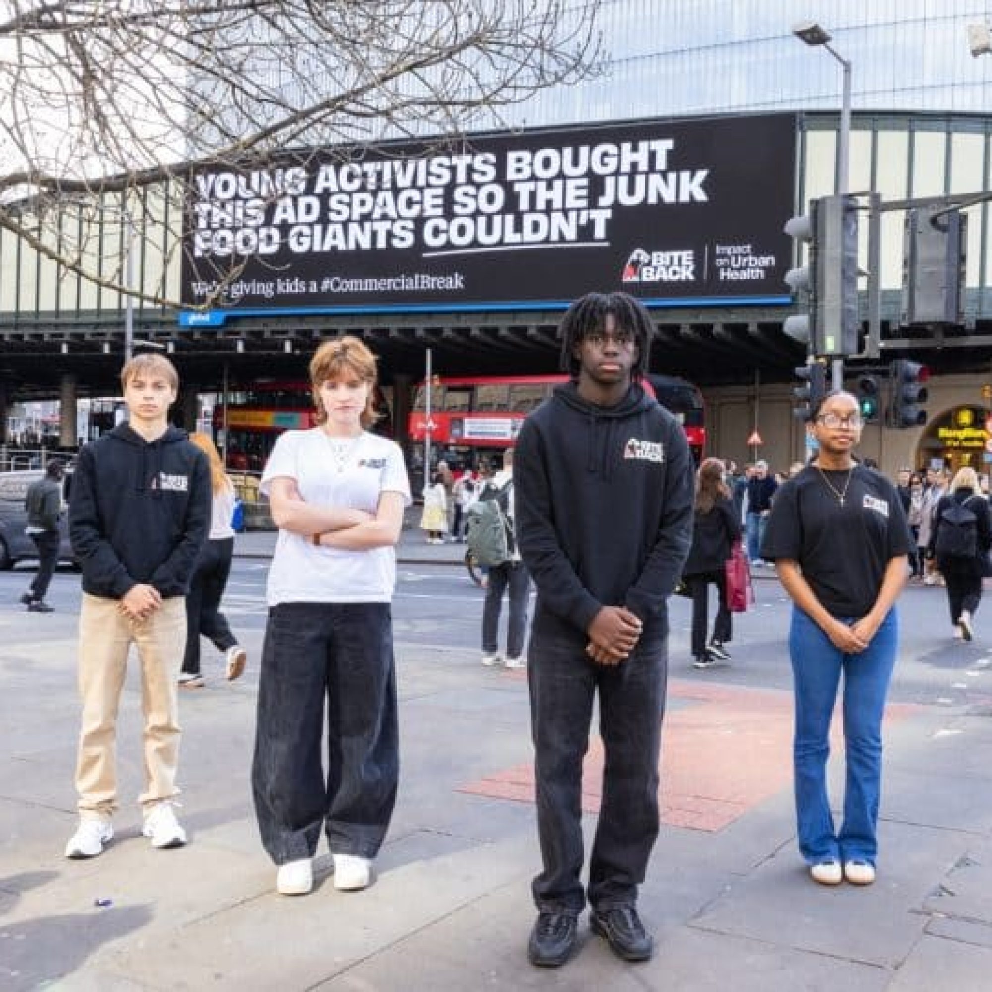Young campaigners urge incoming PM to act on outdoor junk food ads