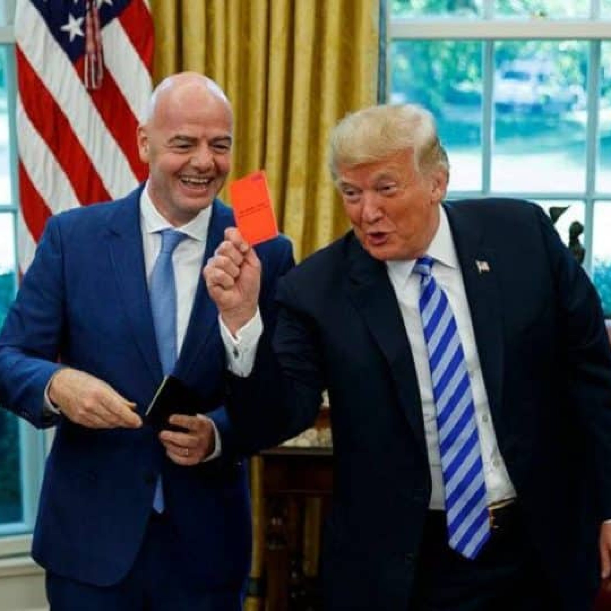 Trump confirms he asked FIFA to revoke US striker’s red card