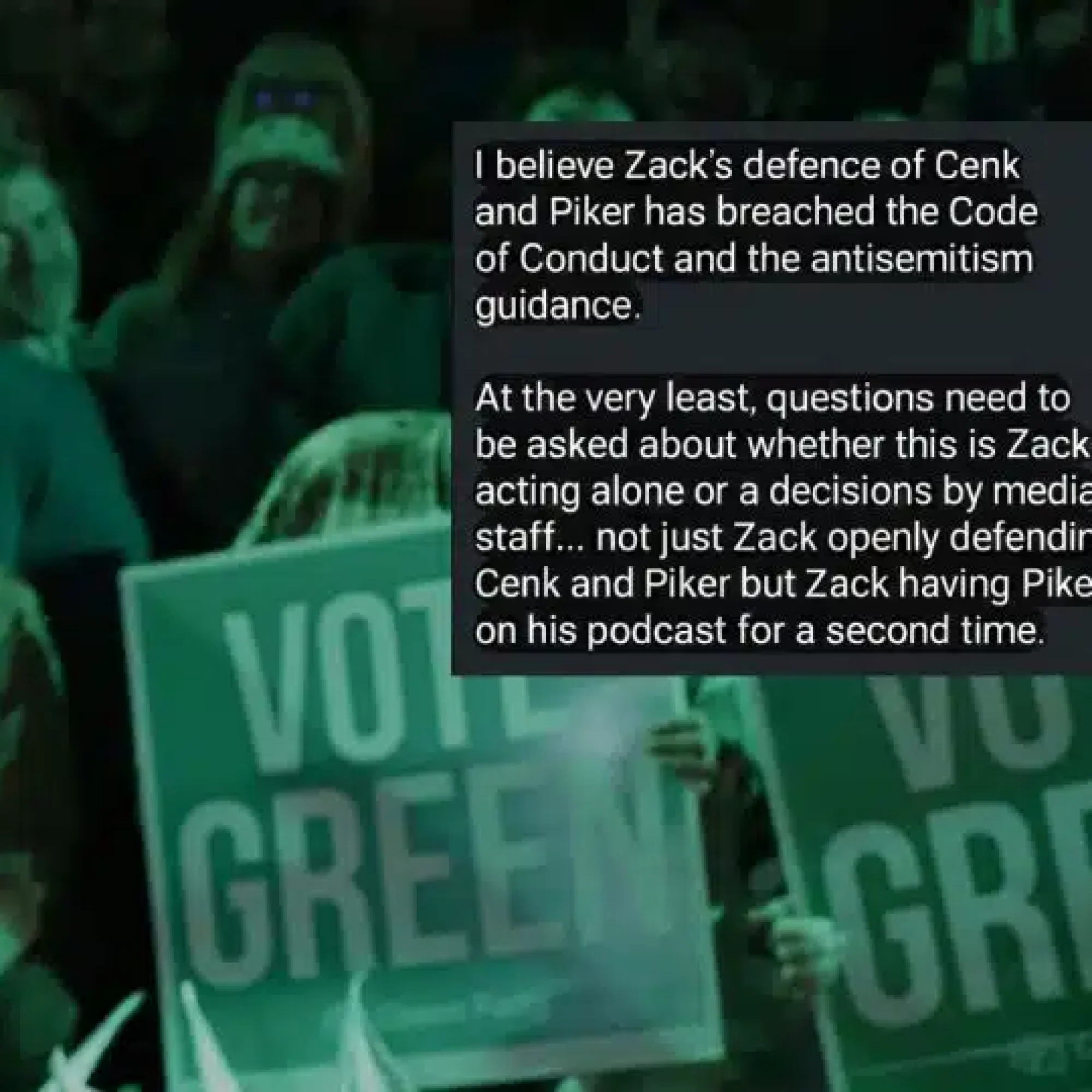 Zionist Greens label Zack Polanski antisemitic in further leaked WhatsApp Messages