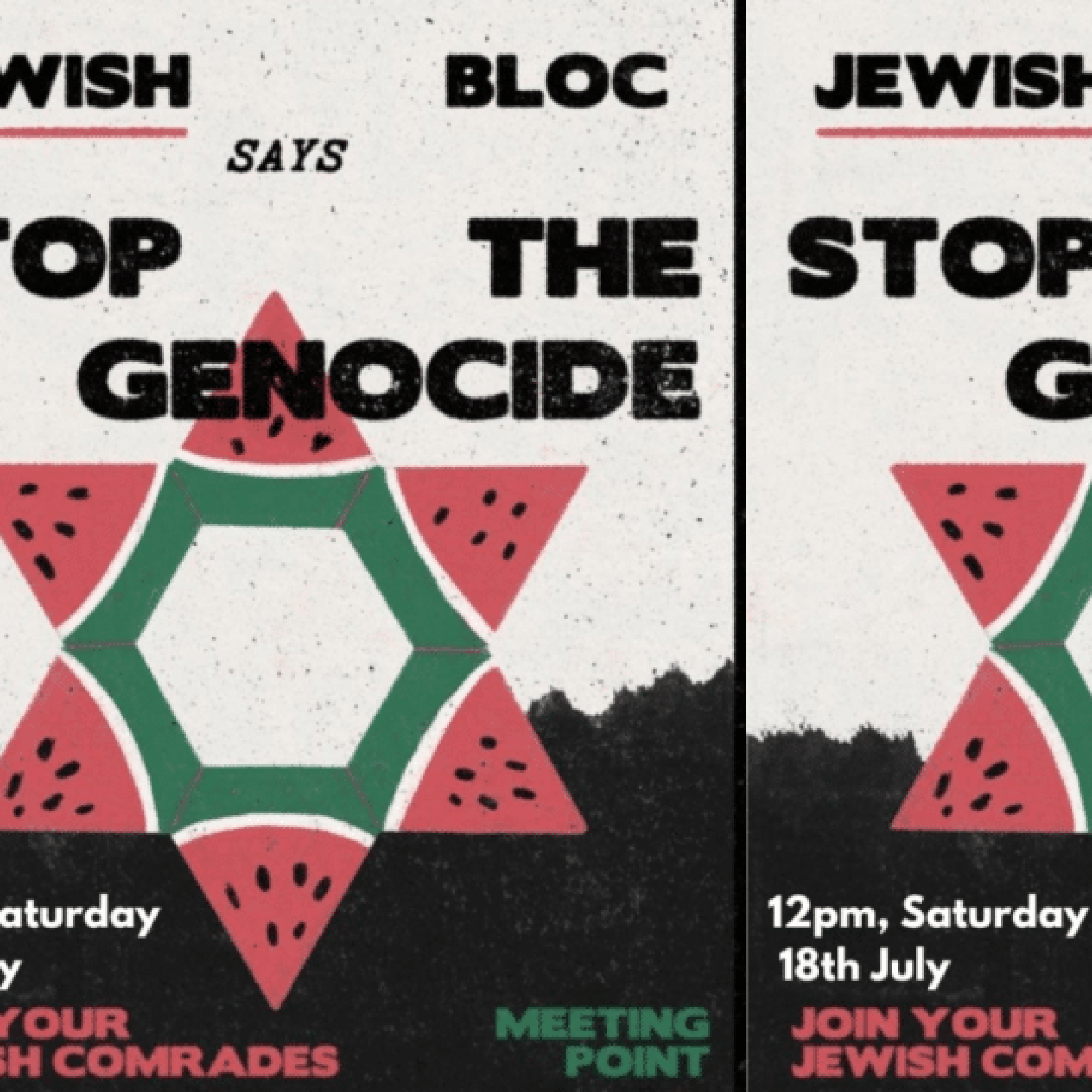 In pictures: Jewish anti-genocide activists lead London march for Palestine