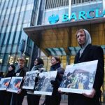 Journalists shut out as Barclays activists face terror sentencing