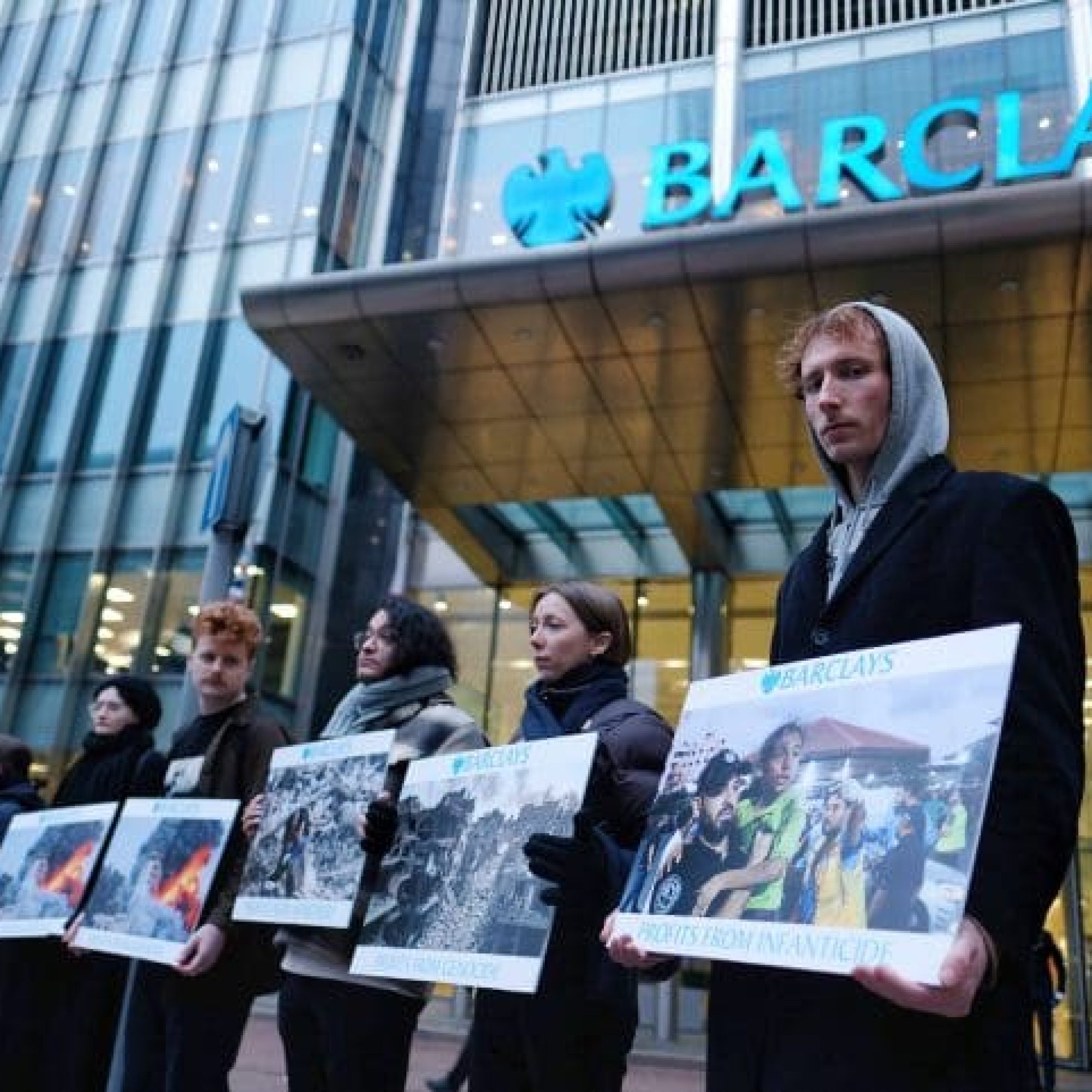 Journalists shut out as Barclays activists face terror sentencing