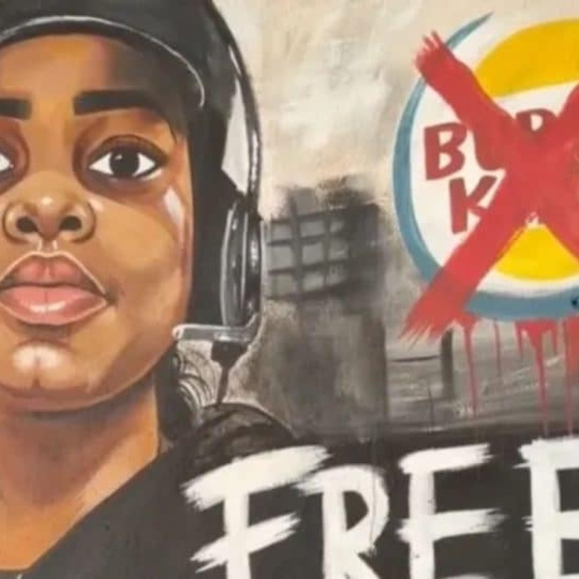 Gaza artists pay tribute to “Free Palestine” Burger King worker